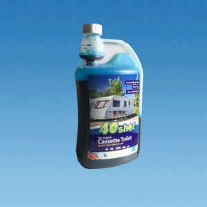 1 Litre 40 Shot BLUE Cassette Toilet Fluid