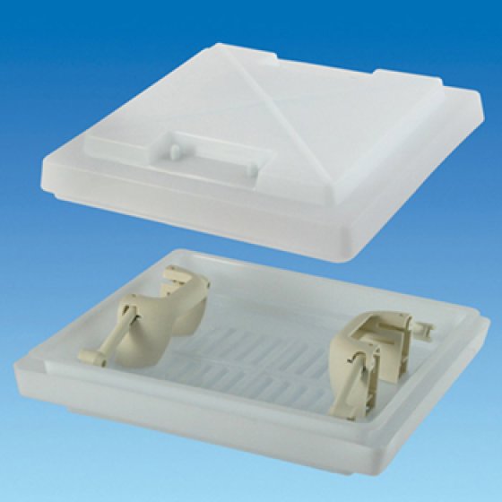 320 x 360 Dome only c/w Handles - White